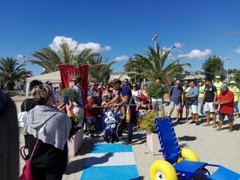inaugurazione spiaggia Mare per tutti